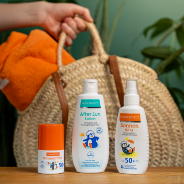 PAEDIPROTECT Sonnenroller, Sonnenspray und After Sun Lotion für optimalen Sonnenschutz im Sommer