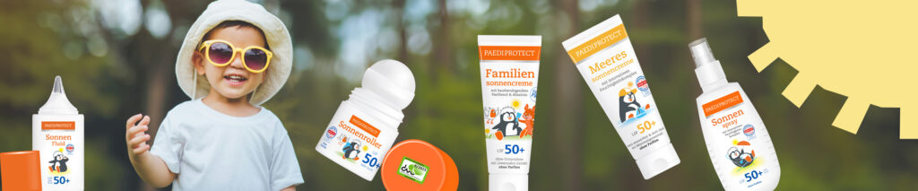PAEDIPROTECT Sonnencreme & Sonnenschutz-Produkte für Babys, Kinder & alle mit sensibler Haut