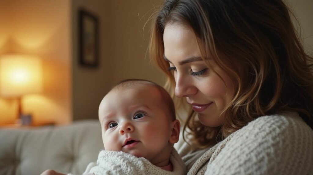 Babykopfhaut mit Schuppen