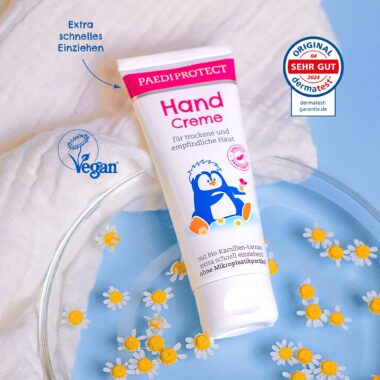 PAEDIPROTECT Handcreme für intensive Pflege trockener Hände