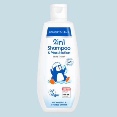 PAEDIPROTECT 2in1 Shampoo & Waschlotion - mildes Shampoo für Kinder mit juckender Kopfhaut